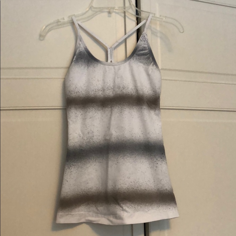 Hard Tail White/Grey Tank Top Size XS